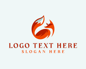 Conservation - Wild Fox Animal logo design