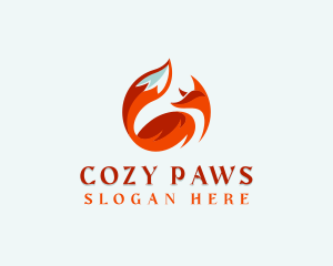 Wild Fox Animal logo design