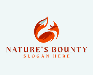 Wild Fox Animal logo design