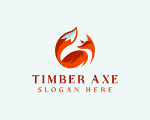 Wild Fox Animal logo design