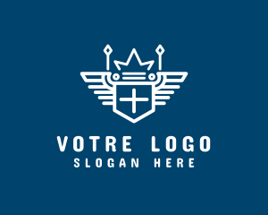 Wing Royal Crest  Logo