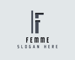 Generic Brand Letter F logo design