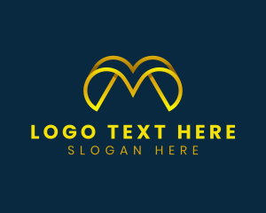 Advertising - Generic Startup Business Letter M logo design