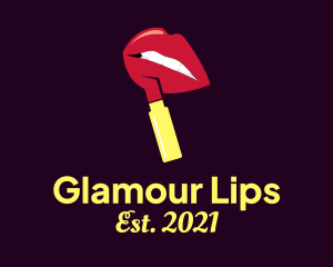 Lipstick - Sexy Lipstick Cosmetic logo design