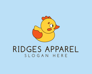 Cartoon Rubber Ducky logo design