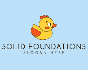 Baby Boutique - Cartoon Rubber Ducky logo design