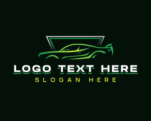 Drifting - Luxury Car Mechanic logo design