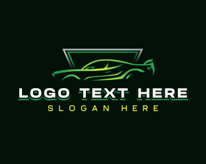 Fast - Luxury Car Mechanic logo design