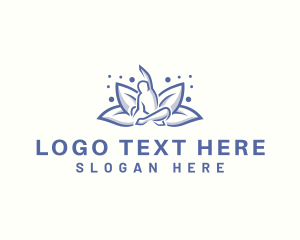 Exercise - Holistic Yoga Lotus logo design