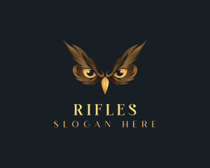 Bird Owl Eyes Logo