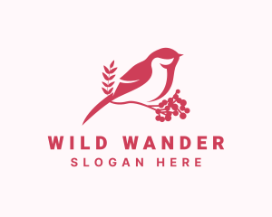 Sparrow Bird Perch logo design