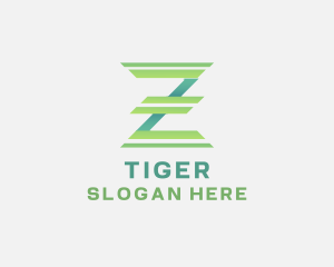 Modern Geometric Company Letter Z Logo