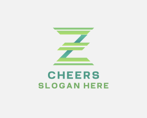 Modern Geometric Company Letter Z Logo