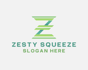 Modern Geometric Company Letter Z logo design