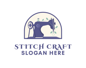 Sewing Machine Boutique logo design