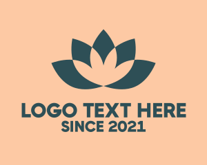 Healthcare - Lotus Yoga Flower logo design