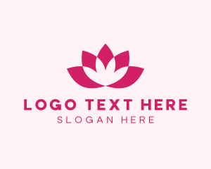 Blossom - Lotus Yoga Flower logo design