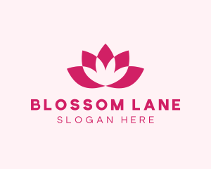 Lotus Yoga Flower logo design