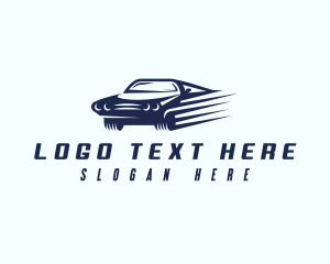 Auto Detailing - Fast Car Garage logo design