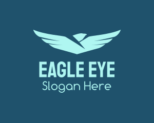 Aviation Eagle Wings logo design