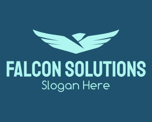 Aviation Eagle Wings logo design