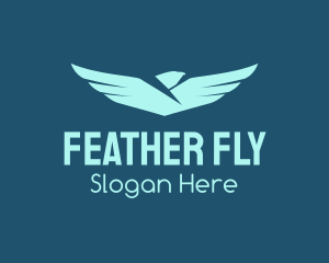 Aviation Eagle Wings logo design