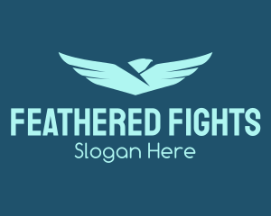 Aviation Eagle Wings logo design