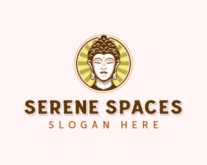 Serene - Buddha Spa Wellness logo design