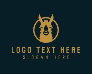 Livestock - Llama Animal Wildlife logo design