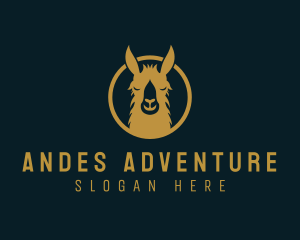 Bolivia - Llama Animal Wildlife logo design