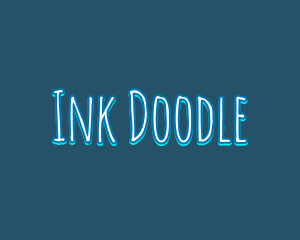 Fun Cartoon Doodle logo design