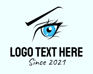 Eyebrow - Eyelash Extension Salon logo design