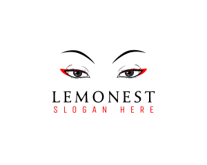 Feminine Eye Makeup Logo