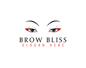 Feminine Eye Makeup logo design