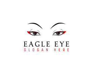 Feminine Eye Makeup logo design