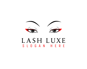 Feminine Eye Makeup logo design