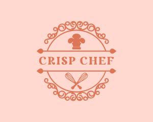 Chef Hat Whisk Bakery logo design