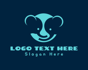 Animal - Cute Cartoon Elephant logo design