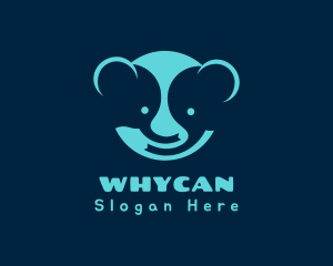 Cute Cartoon Elephant  Logo