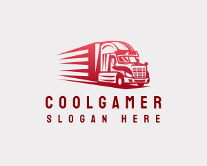 Logistics Truck Transportation Logo