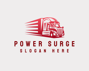 Logistics Truck Transportation Logo