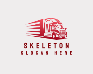 Logistics Truck Transportation Logo