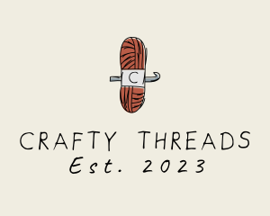 Yarn - Crochet Knitting Yarn logo design