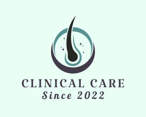 Dermatologist Hair Clinic logo design