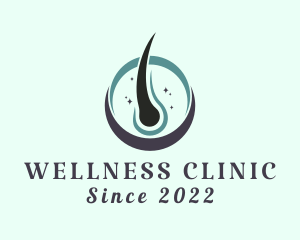 Clinic - Dermatologist Hair Clinic logo design