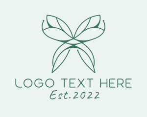 Insect - Butterfly Decoration Spa logo design