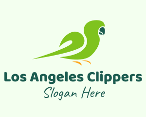 Green Parakeet Bird  Logo