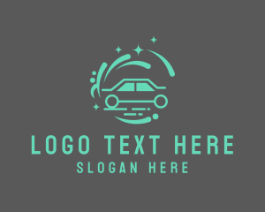 Racer - Car Wash Vehicle Cleaning logo design