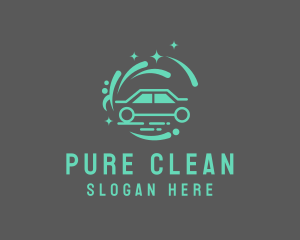 Car Wash Vehicle Cleaning logo design