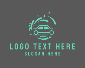 Sparkly - Car Wash Vehicle Cleaning logo design